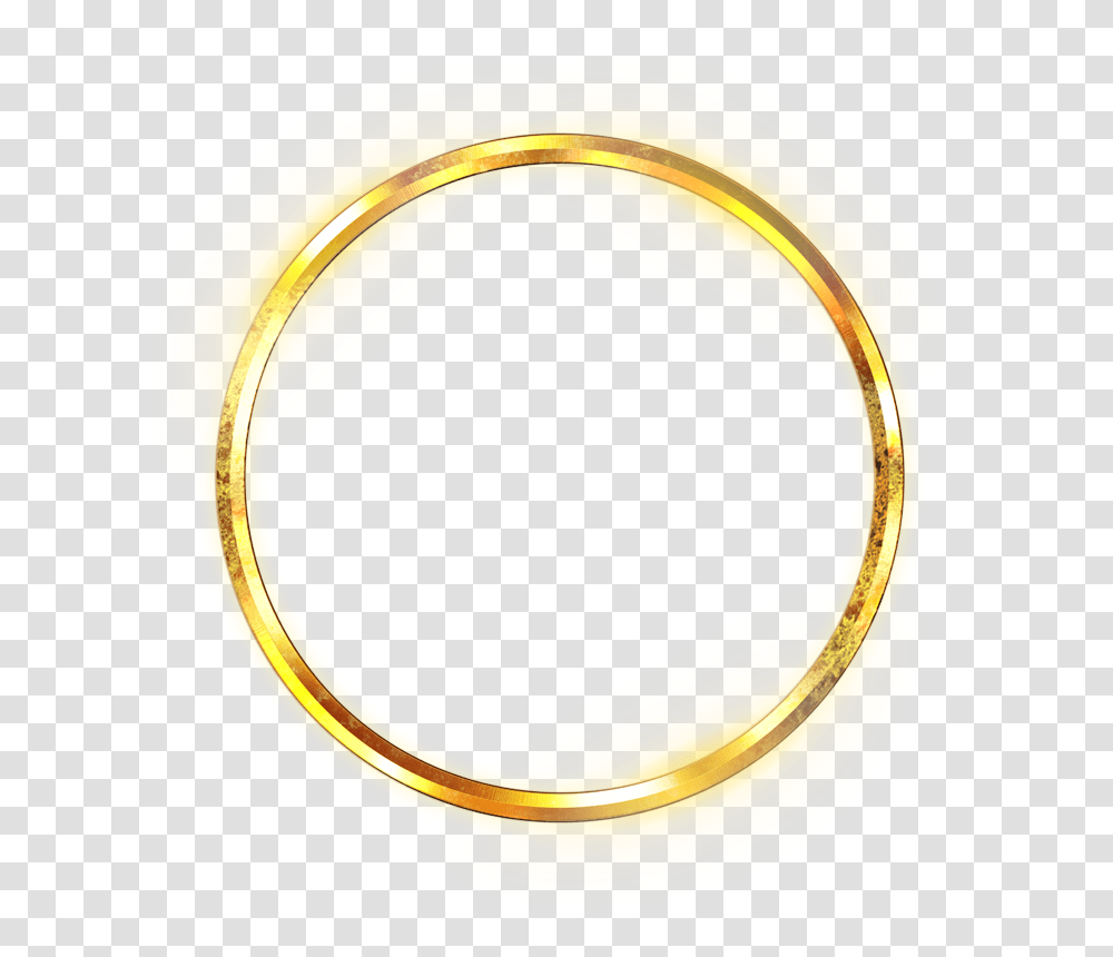 Gold Circle Border Necklace Jewelry Accessories Accessory Transparent Png Pngset Com