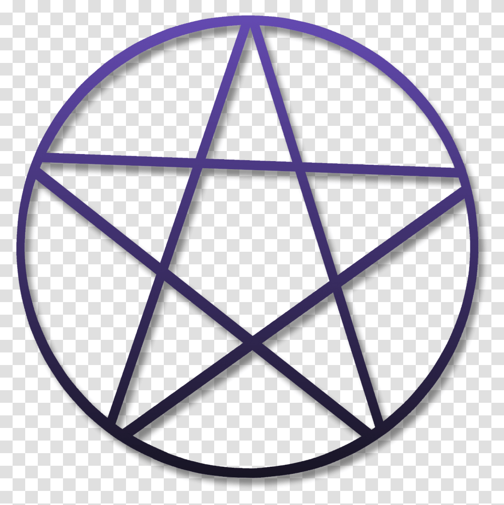 Freetoedit Halloween Frame Round Border Purple Macig Pentagram, Symbol, Star Symbol Transparent Png