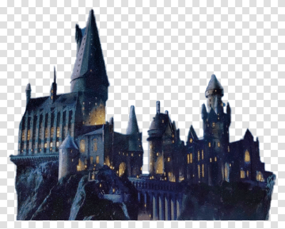Freetoedit Hogwarts Castle Harrypotter Dumbledore Hogwarts Harry Potter, Architecture, Building, Spire, Tower Transparent Png