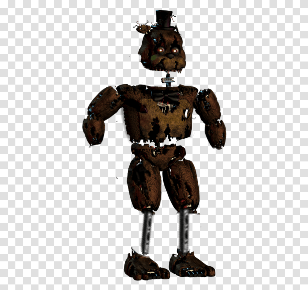 Freetoedit Ignited Nightmare Freddy Freddy's Pizza, Robot, Person, Human Transparent Png