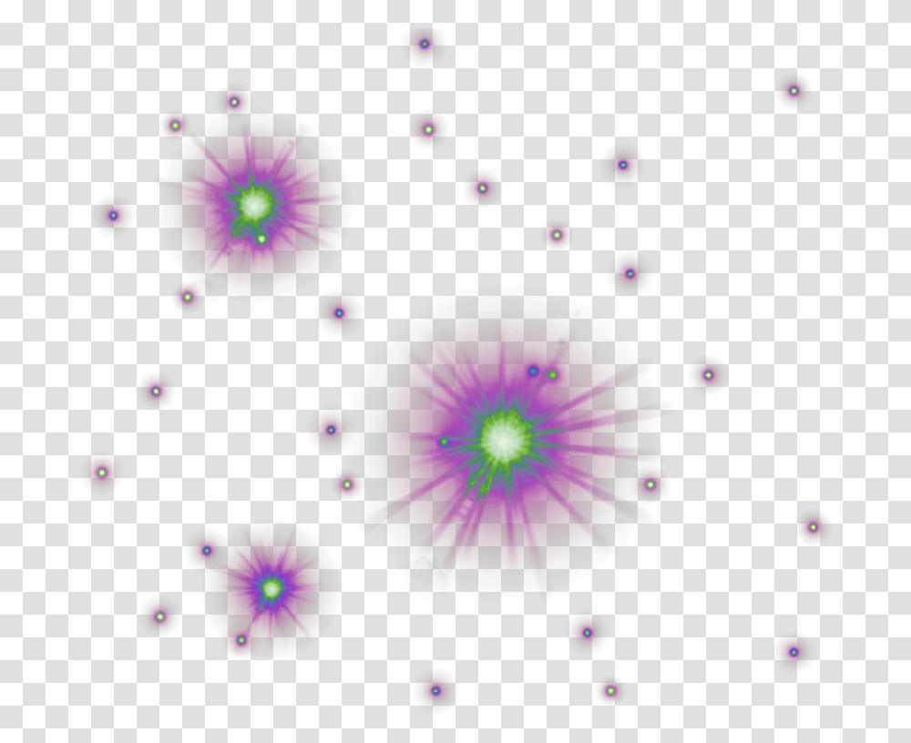 Freetoedit Myedit Rainbow Stars Magic Glow Effect, Pattern, Purple, Plant, Bubble Transparent Png