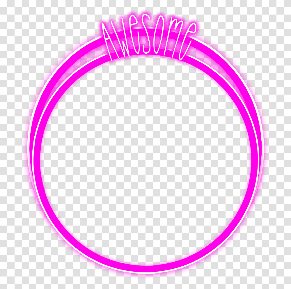 Freetoedit Neon Round Circle Pink Awesome Glow Circle, Light, Moon, Outer Space, Night Transparent Png