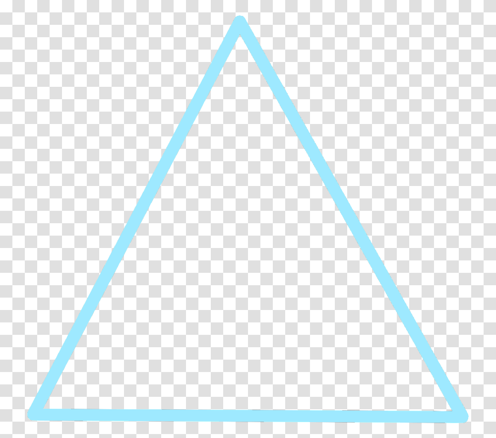 Freetoedit Neon Triangle Blue Glow Frame Border Triangle, Baton Transparent Png