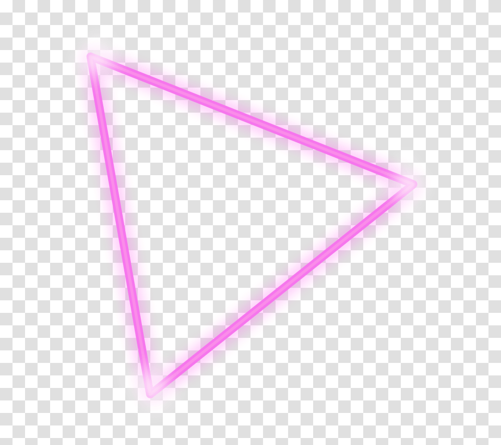 Freetoedit Neon Triangle Pink Glow Frame Border Fdj, Sink Faucet, Label Transparent Png