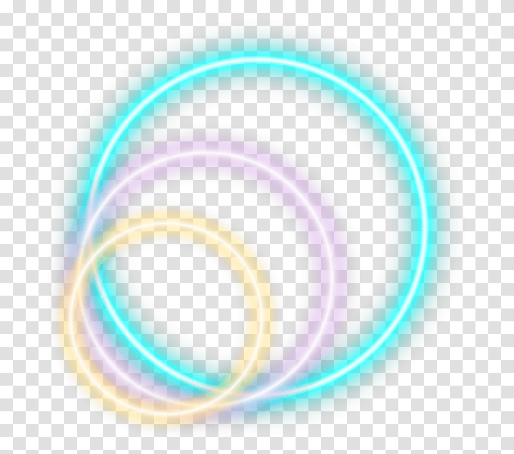 Freetoedit Neonframe Frame Neon Round Circle Circle, Light, Tape, Spiral Transparent Png