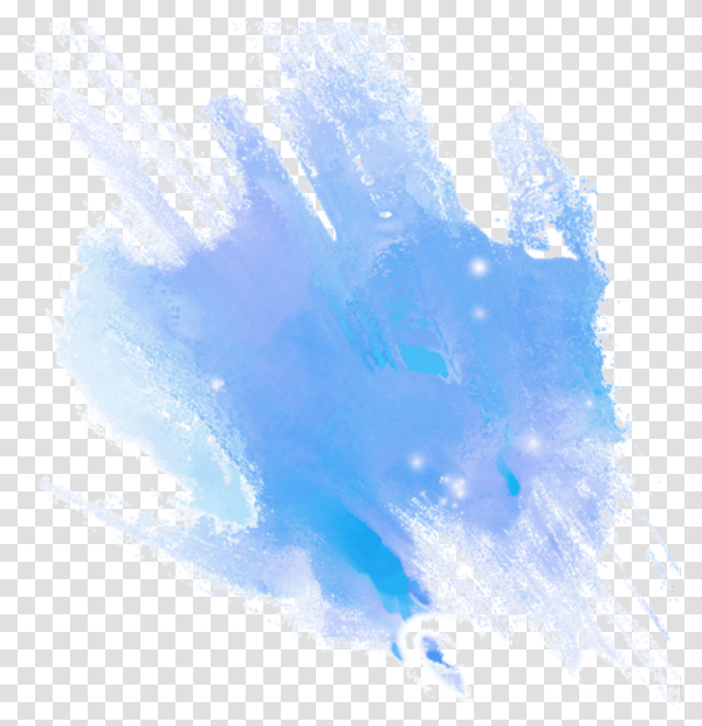 Freetoedit Pastel Blue Watercolor Paint Splotch Tinta, Outdoors, Nature, Bird, Sea Transparent Png