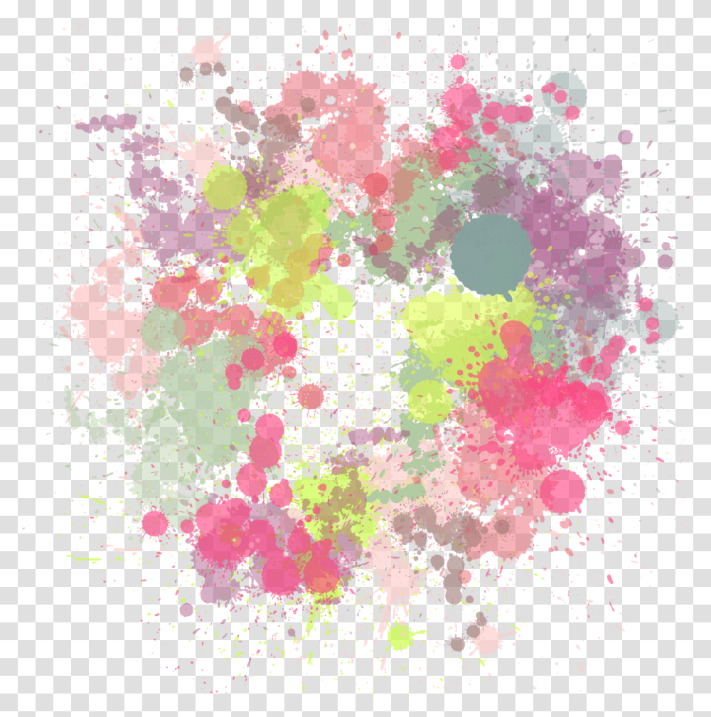 Freetoedit Pastel Watercolor Circle Splash Colorful Paint, Pattern, Ornament Transparent Png