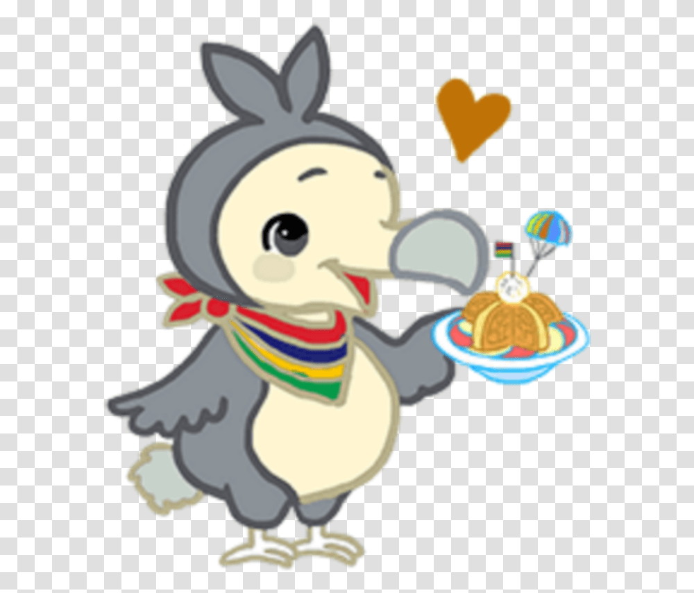 Freetoedit Picsart Dodo Dodobird Birb Bird Birds Cartoon, Animal, Snowman, Outdoors, Sweets Transparent Png