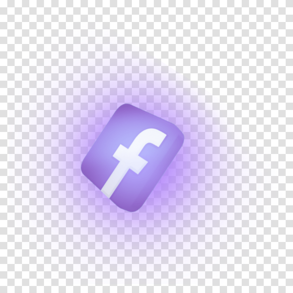 Freetoedit Picsart Icon Neon Facebook Logo Logo Facebook Neon, Tape, Purple Transparent Png