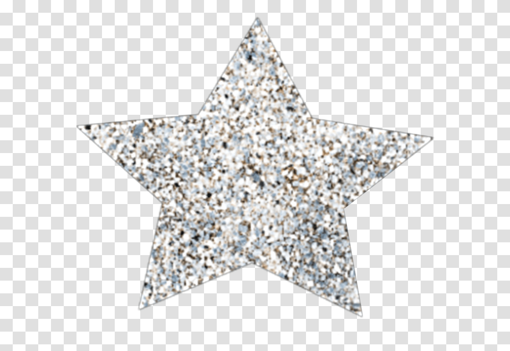 Freetoedit Planet Glitter Sparkles Silver Star Star, Star Symbol, Hair Slide Transparent Png