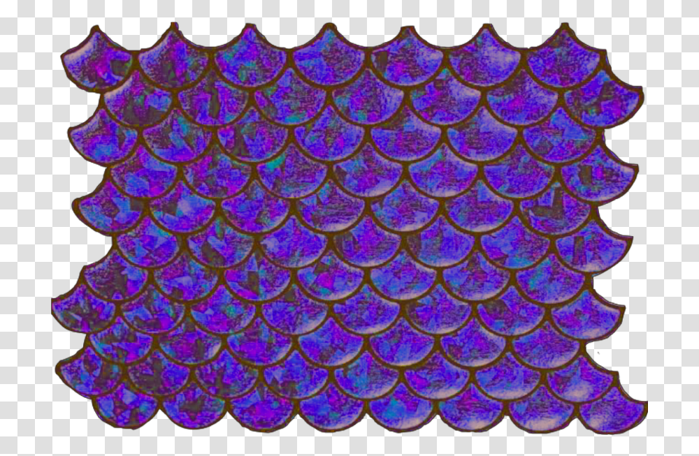 Freetoedit Purple Blue Green Mermaid Fish Scales Circle, Rug, Pattern, Ornament, Fractal Transparent Png