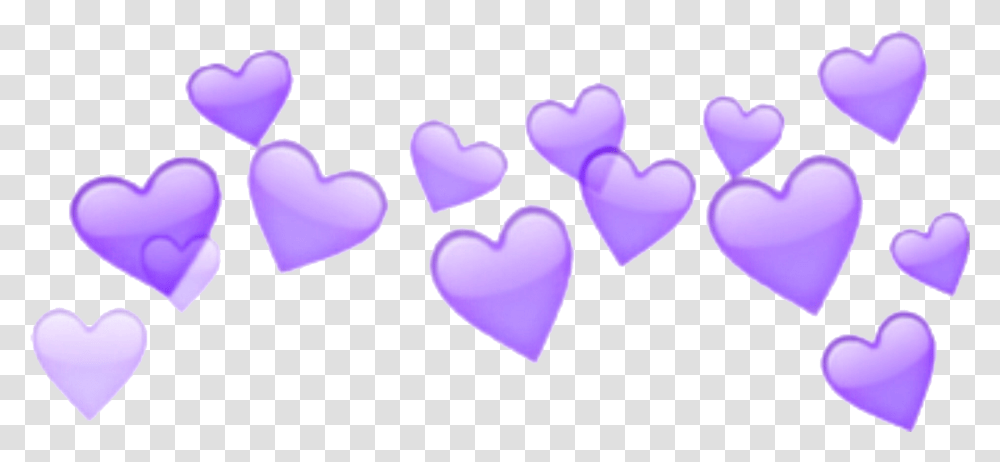 Freetoedit Purple Heart Crown Aesthetic Snapchat Heart Filter, Interior Design, Cushion, Female Transparent Png