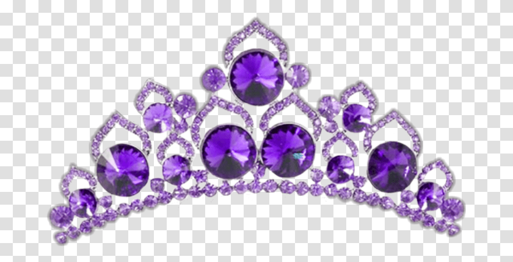 Freetoedit Purple Princess Crown Pink Diamond Crown, Jewelry, Accessories, Accessory, Tiara Transparent Png