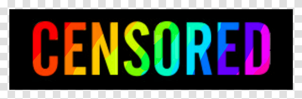 Freetoedit Rainbow Censored, Word, Label, Number Transparent Png