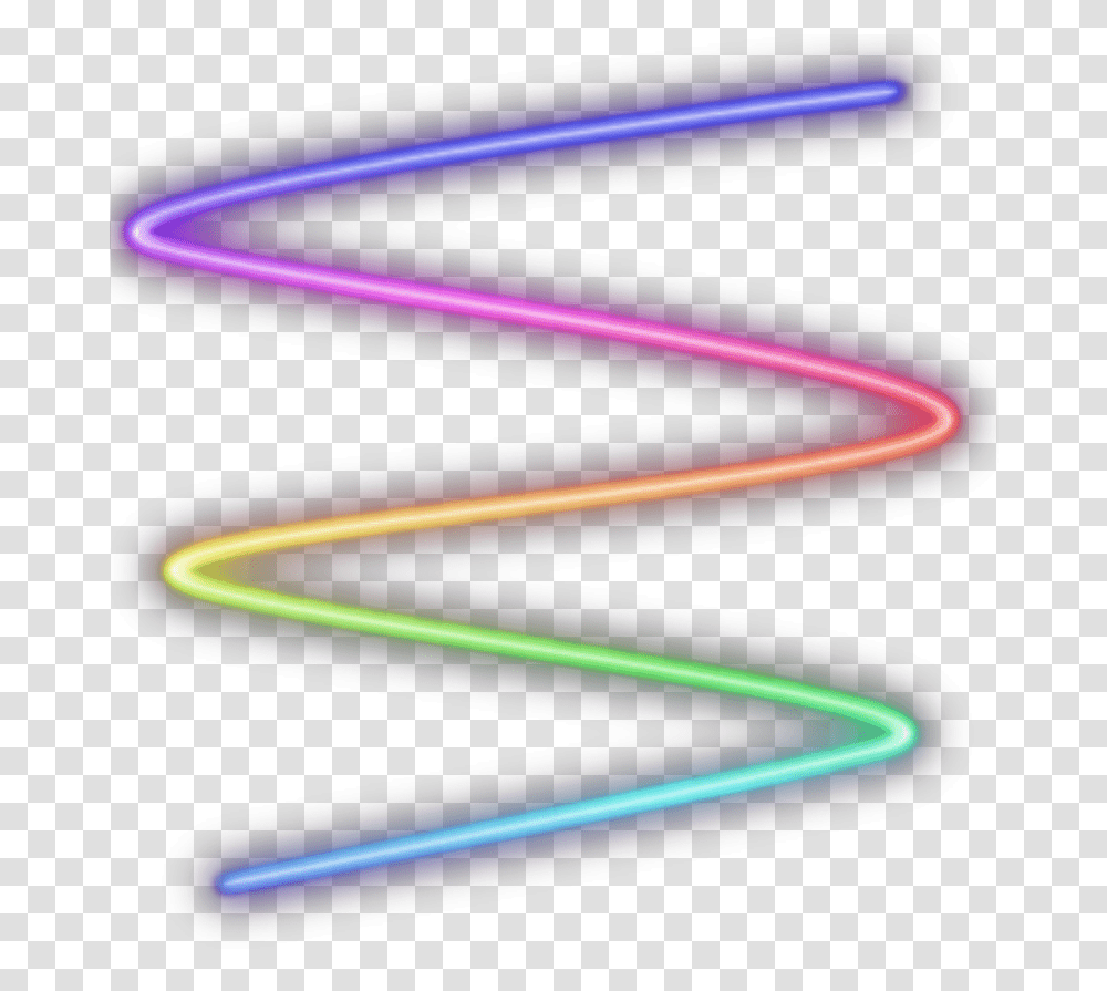 Freetoedit Rainbow Loop Line Swirl Purple Edit Graphics, Neon, Light, Mobile Phone, Electronics Transparent Png