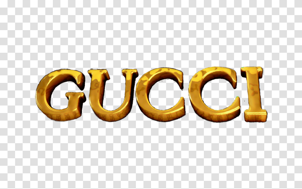 Freetoedit Remix Sticker Guccigang Gucci Gold Logo, Word, Alphabet, Label Transparent Png