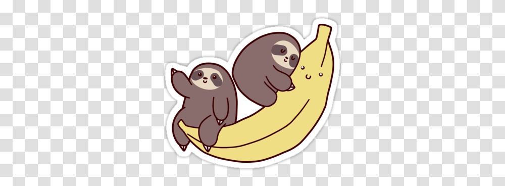 Freetoedit Sloth Cute Tumblr Scsloths, Animal, Mammal, Food, Plant Transparent Png