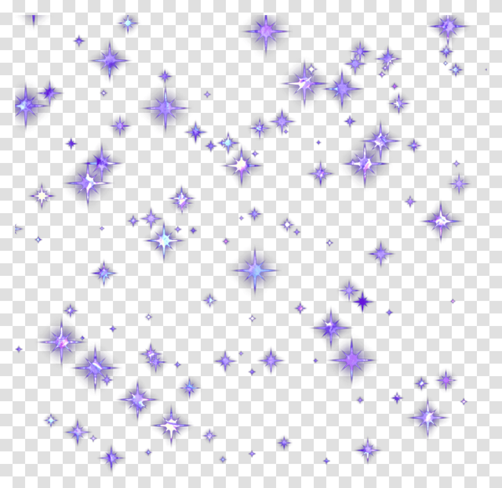 Freetoedit Sparkles Stars Glittery Purplesparkles Motif, Crystal, Paper, Confetti, Accessories Transparent Png
