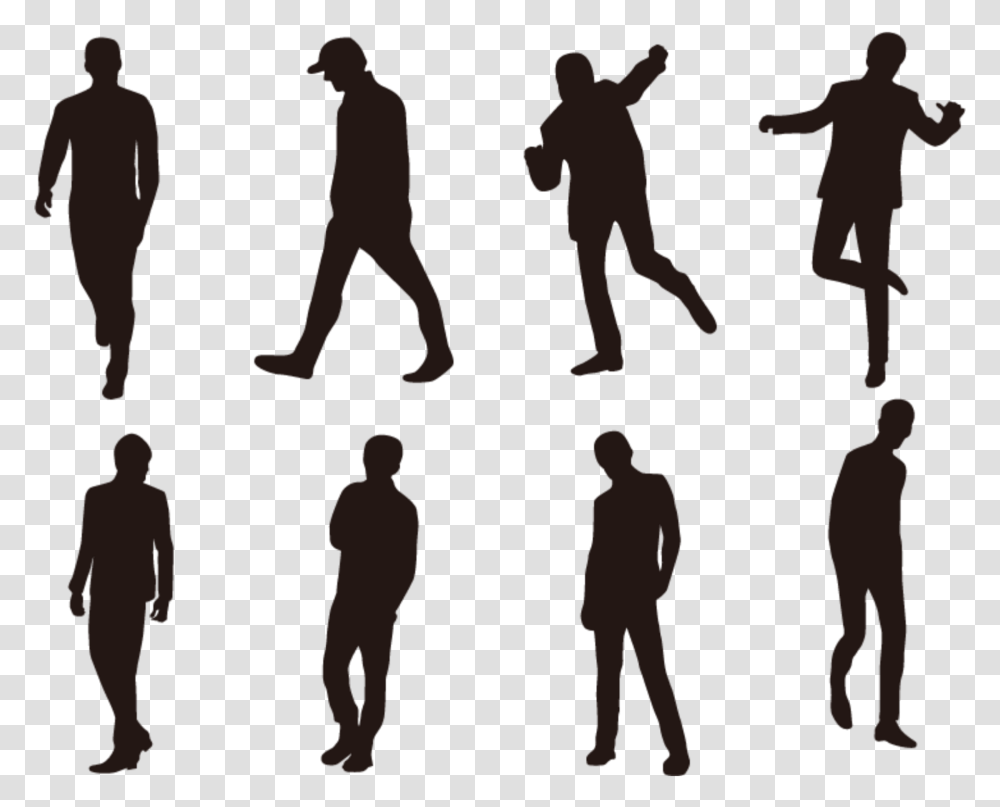 Freetoedit Sticker Shadow Man People Black Guy People Silhouette Vector, Person, Pedestrian, Duel, Suit Transparent Png