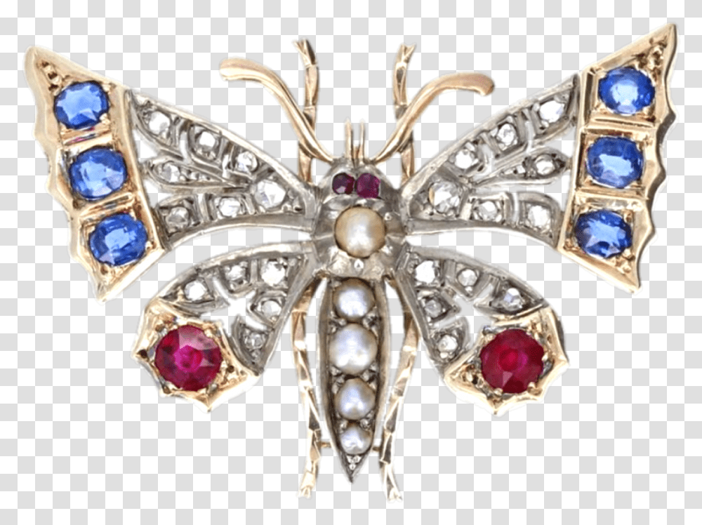 Freetoedit Sticker Vintage Diamonds Rubies Sapphires Brooch, Accessories, Accessory, Jewelry, Gemstone Transparent Png