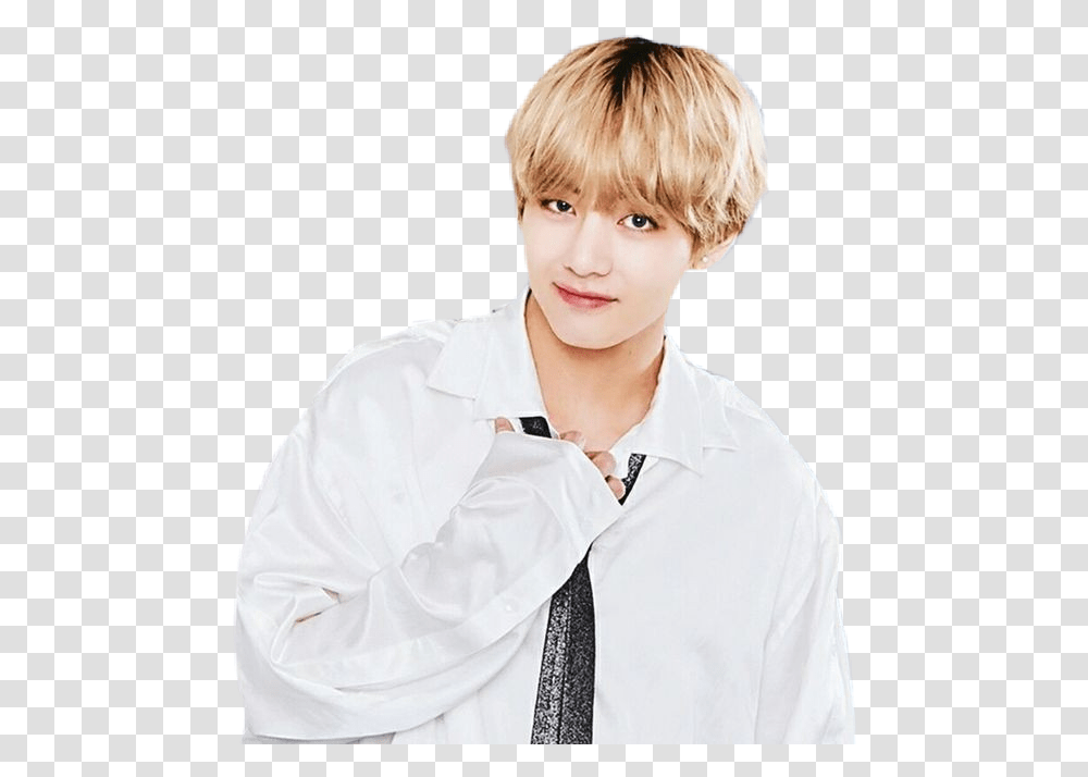 Freetoedit Taehyung, Clothing, Shirt, Tie, Accessories Transparent Png