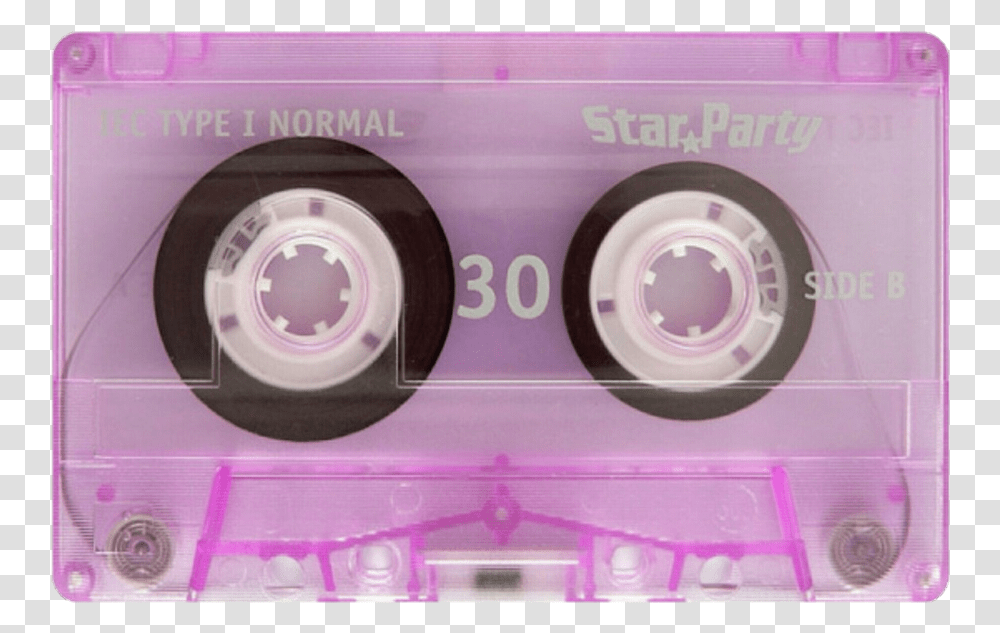 Freetoedit Tape Purple Aesthetic Sticker Pink Cassette Transparent Png