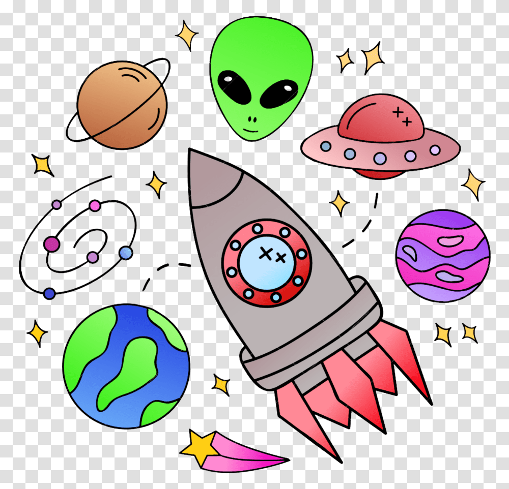 Freetoedit Ufo Alien Galaxy Space Ftestickers, Hat Transparent Png