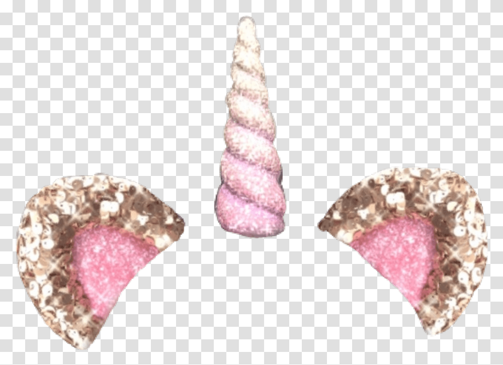 Freetoedit Unicorn Glitter Gold Pink Animalears Heart, Diamond, Gemstone, Jewelry, Accessories Transparent Png