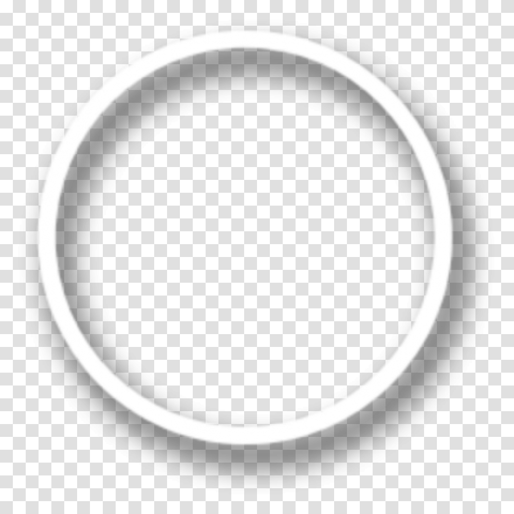 Freetoedit White Circle Frame Aesthetic Circle, Moon, Outer Space, Night, Astronomy Transparent Png