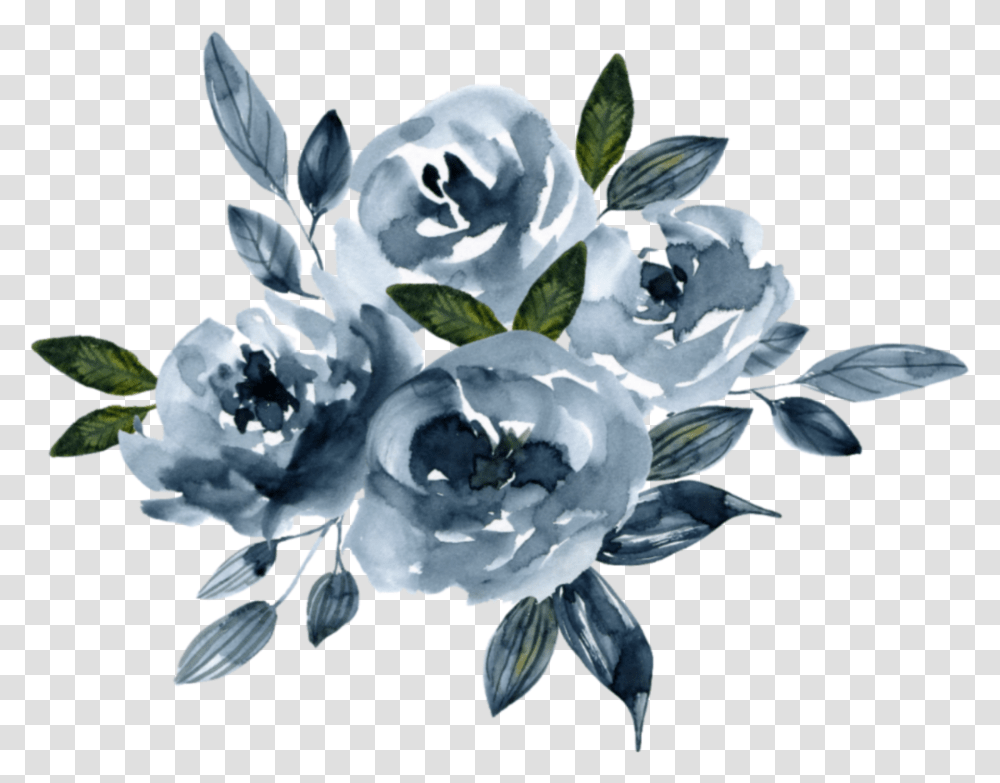 Freetoeditflowers Aesthetic Flower Blue Nature Remixit Blue Flower Aesthetic, Plant, Blossom, Petal, Flower Bouquet Transparent Png