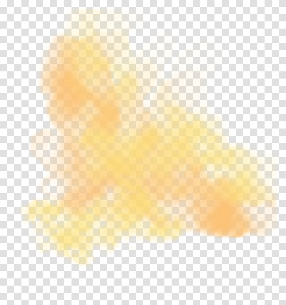 Freetoeditftestickers Clouds Mist Fog Yellow Orange Color Gradient, Silhouette, Outdoors, Nature, Art Transparent Png