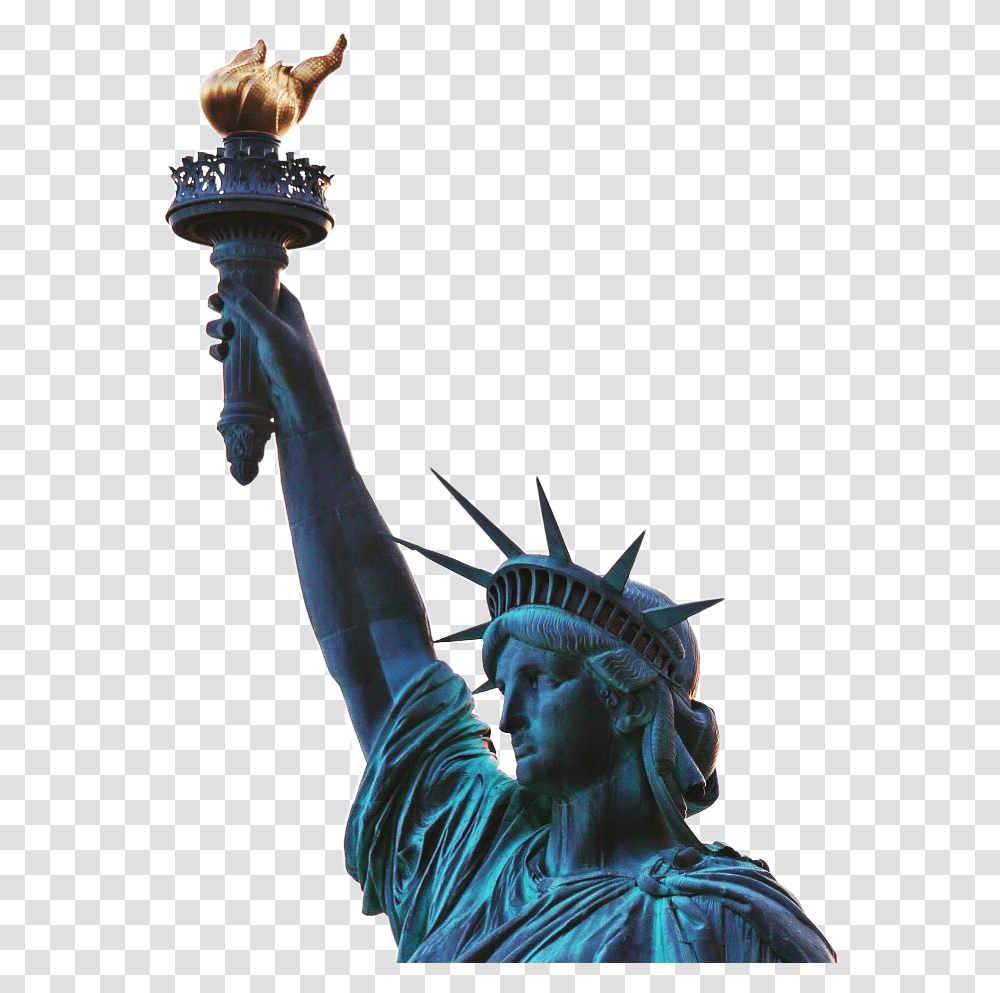 Freetoedt Statue Liberty Sticker Cool Freetoedit Statue Of Liberty, Sculpture, Art, Person, Human Transparent Png