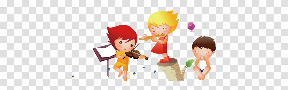 Freeuse Girl Musical Instrument Kids Cartoon Children, Leisure Activities, Person, Violin, Musician Transparent Png