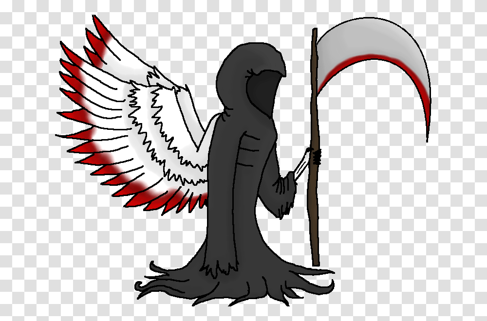 Freeuse Library Archangel Drawing Death Angel Of Death Cartoon, Silhouette Transparent Png
