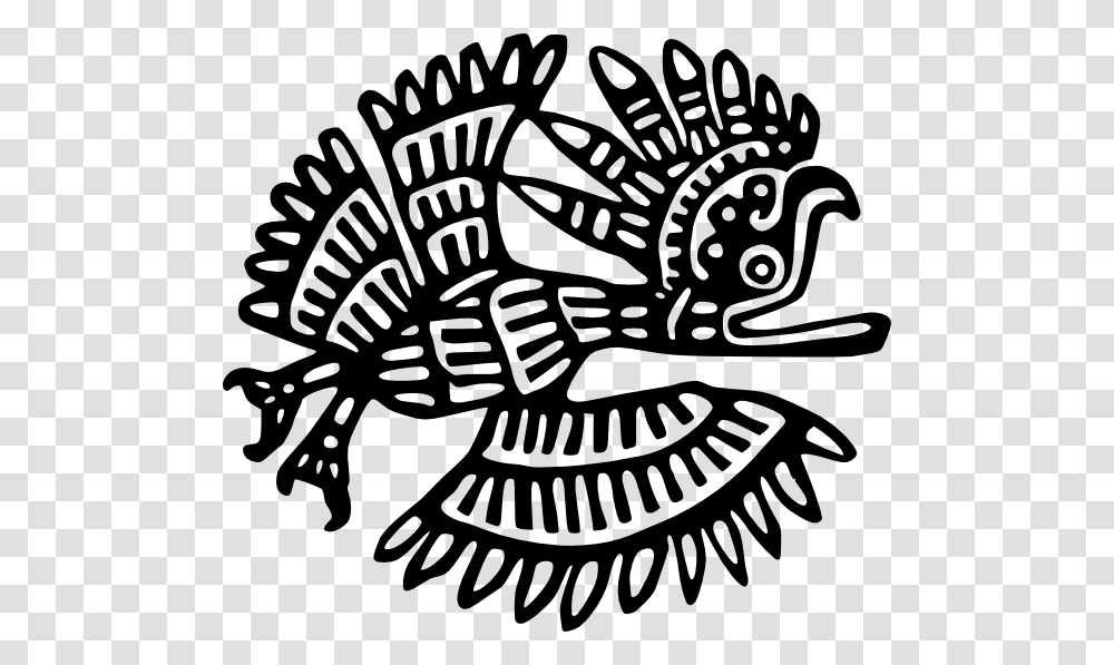 Freeuse Mexican Eagle Clipart, Stencil, Emblem, Pattern Transparent Png