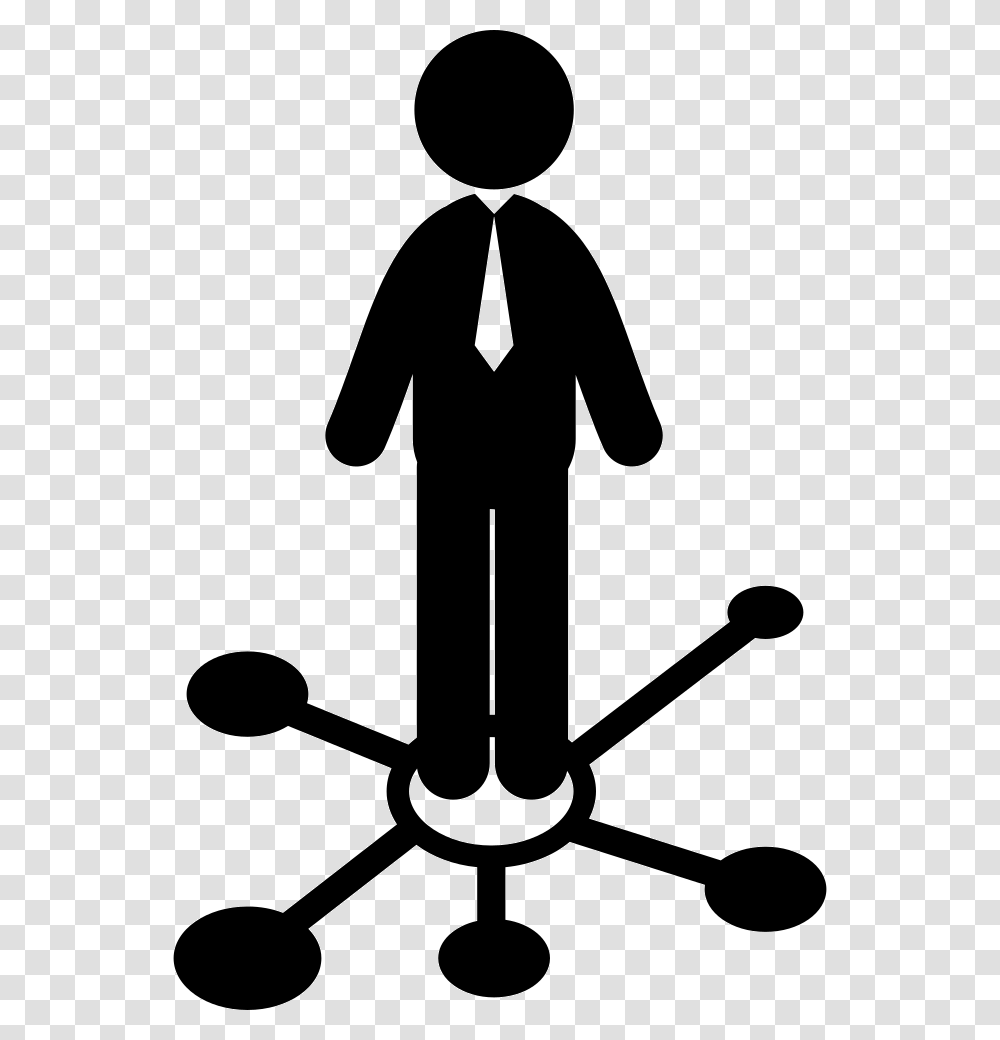 Freeuse Stock Businessman Clipart Ideal Man Stick Figure With Briefcase, Anchor, Hook, Stencil, Silhouette Transparent Png
