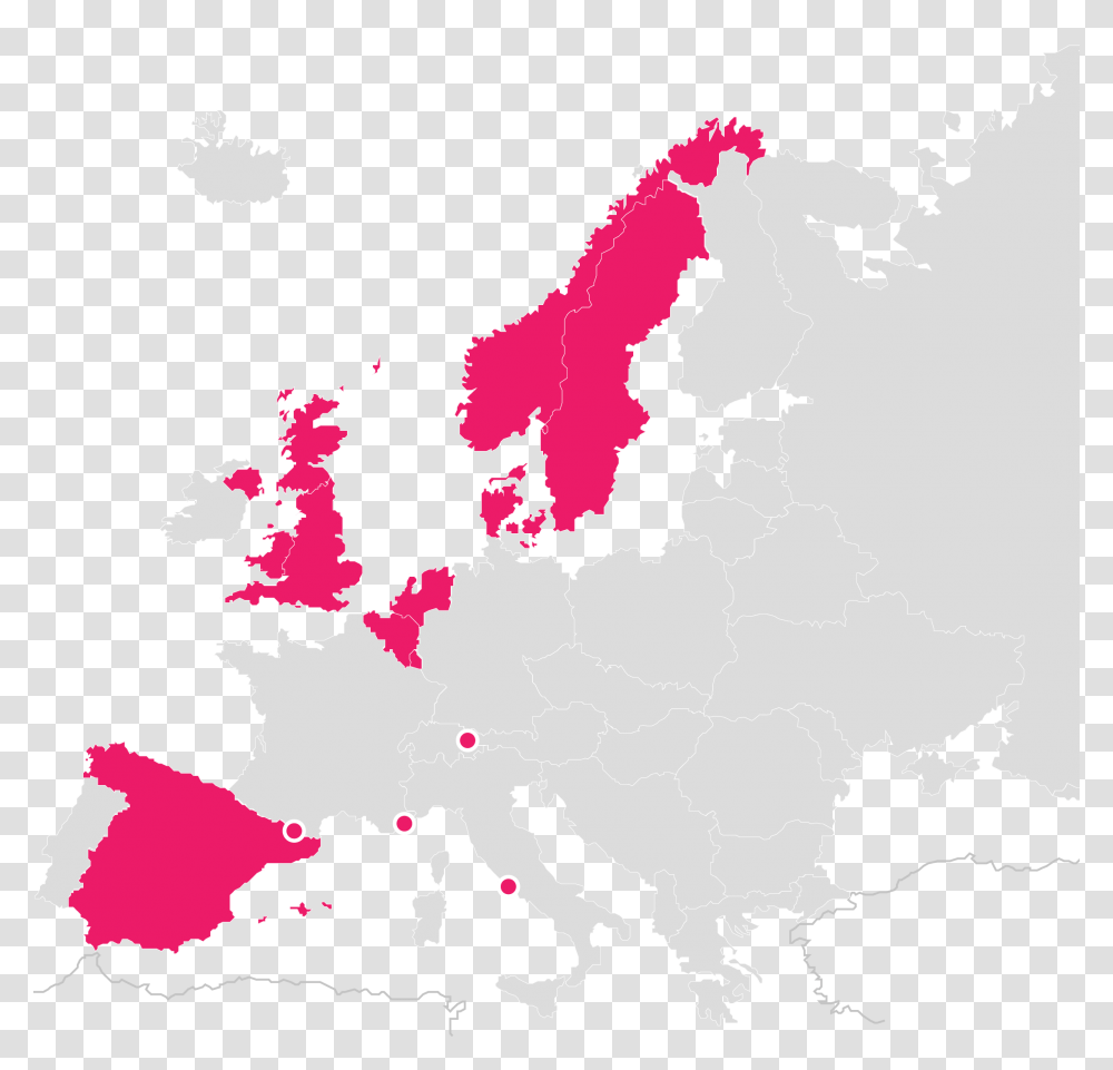Freevector Map Of Europe Republic, Diagram, Plot, Atlas Transparent Png