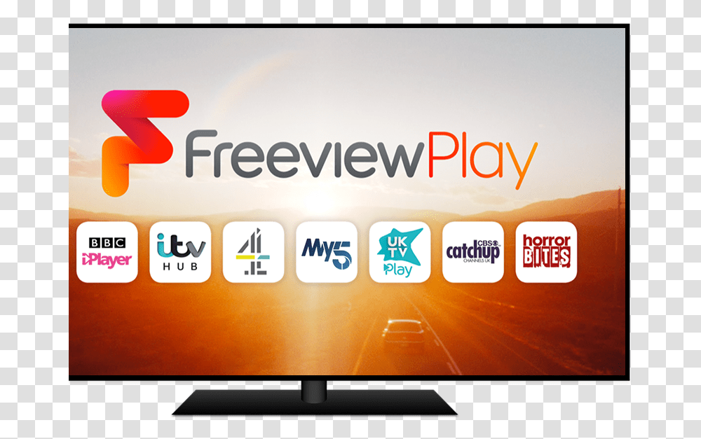 Freeview Play Tv Freeview Tv, Monitor, Screen, Electronics Transparent Png