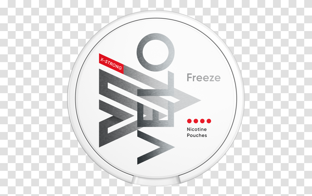 Freeze 11mg X Strong Peppermint Nicotine Pouches Velo Circle, Logo, Symbol, Trademark, Coin Transparent Png
