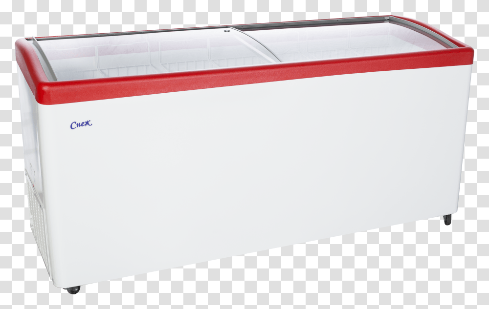 Freezer Chest With Curved Glass Mlg 700 Box Transparent Png