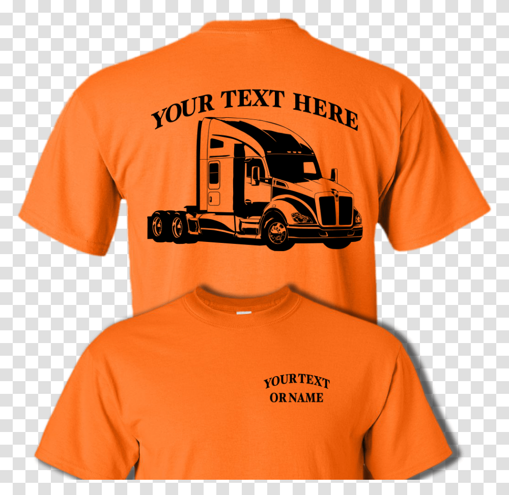 Freightliner Cascadia T Shirt, Apparel, T-Shirt, Person Transparent Png