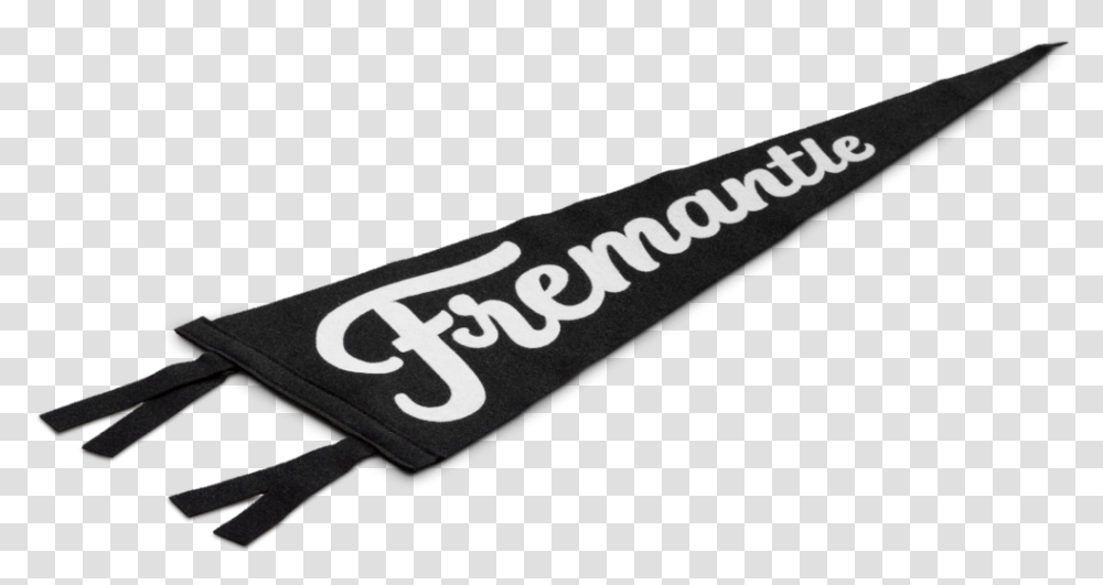 Fremantle Pennant Flag Label, Sash, Knife, Blade, Weapon Transparent Png