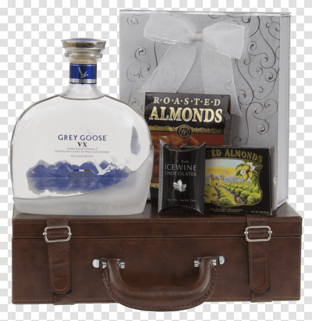 French 15 Vodka Gift Basket Liquor, Alcohol, Beverage, Drink, Luggage Transparent Png
