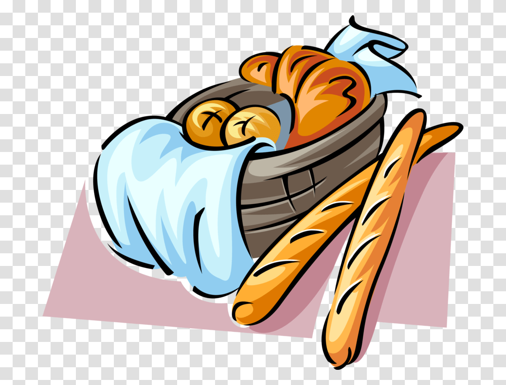 French Bread Clipart Free Vectors Make It Great, Basket, Shopping Basket Transparent Png