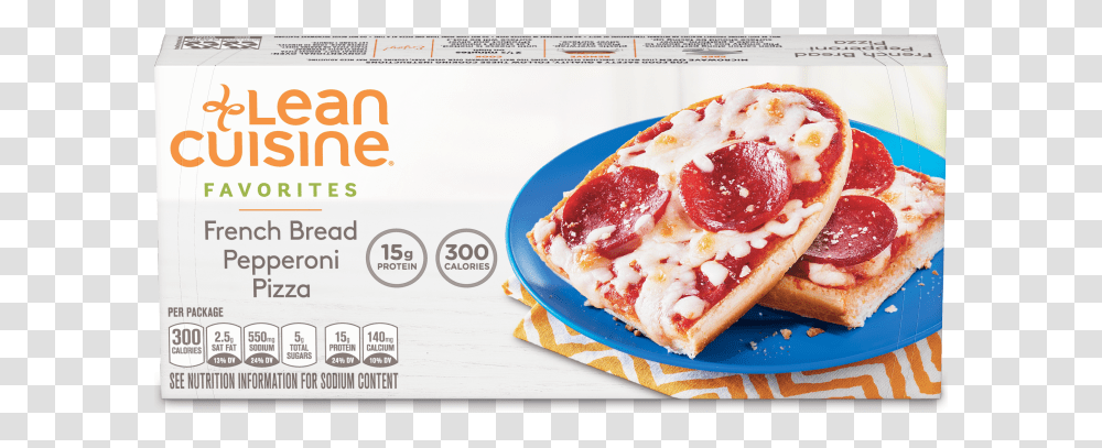 French Bread Pepperoni Pizza Image Lean Cuisine French Bread Pizza, Plant, Food, Fruit, Strawberry Transparent Png