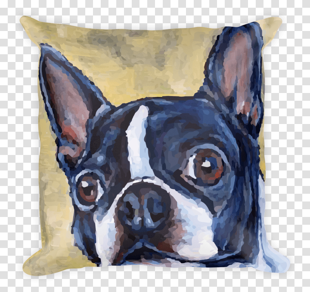 French Bulldog Download Boston Terrier, Pillow, Cushion, Diaper, Canine Transparent Png