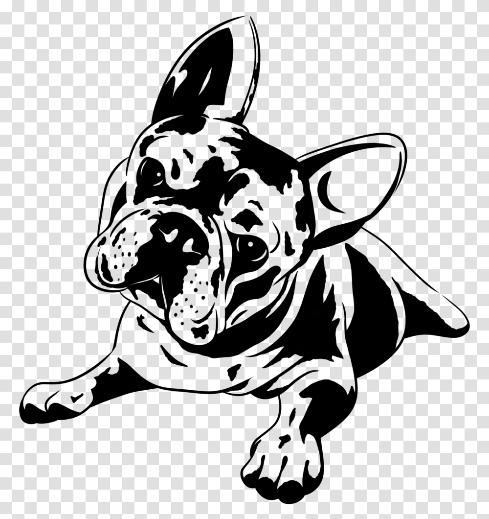 French Bulldog Sketch, Gray, World Of Warcraft Transparent Png