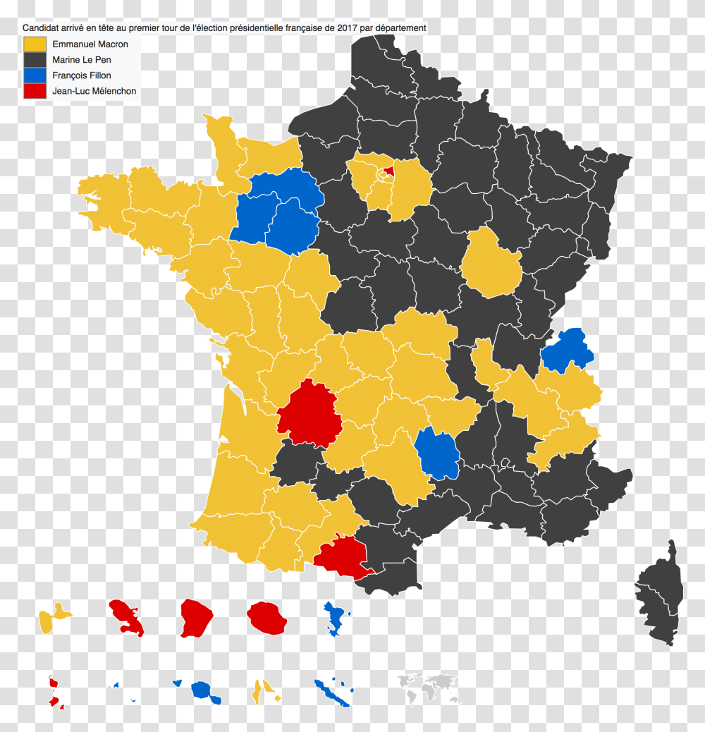 French Election Map 2017, Plot, Diagram, Atlas Transparent Png