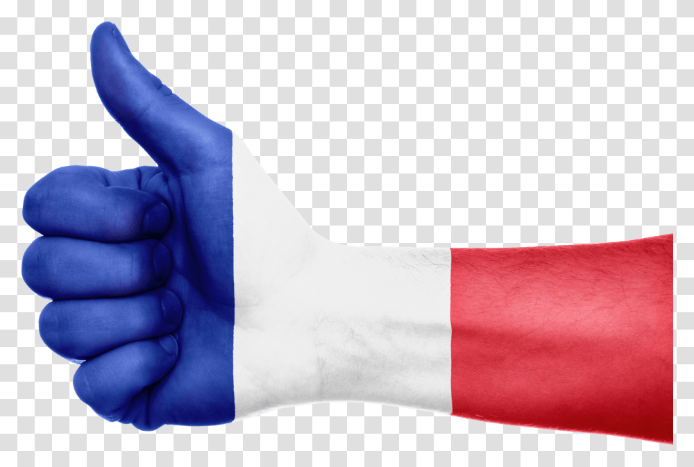 French Flag French Flag Hand, Arm, Person, Human, Finger Transparent Png