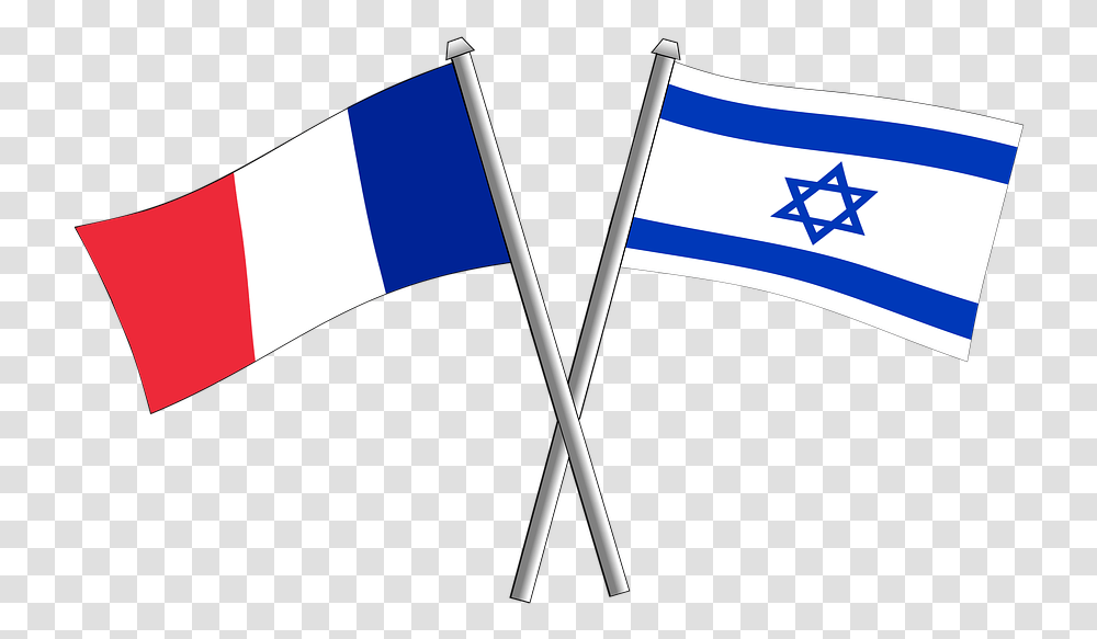 French Flag Israel Flag, American Flag, Stick Transparent Png